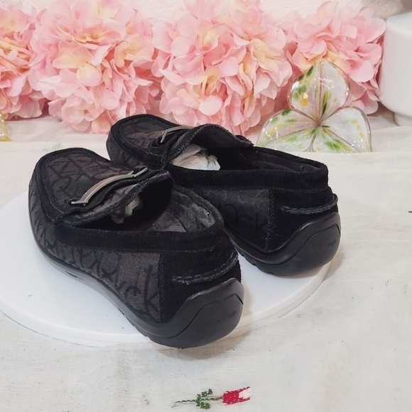 Calvin Klein Merek Driving Loafers Black CK Logo Size: 8 main image 4